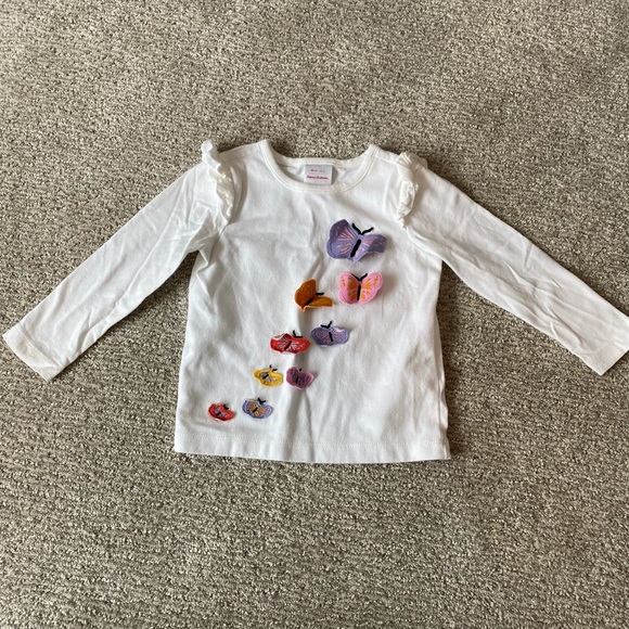 Hanna Andersson Other - Hanna Andersson Butterfly Long Sleeve Top